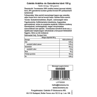 Caleido Arabica- und Ganoderma-Kaffee 100 g Produktbild