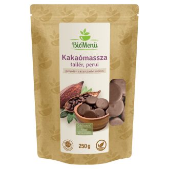 BioMenü Bio Kakaomasse Taler peruanisch 250 g Produktbild