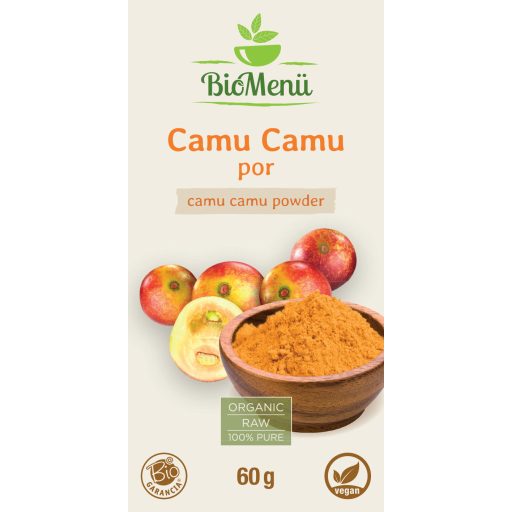 BioMenü Bio Camu-Camu-Pulver 60 g Etikett