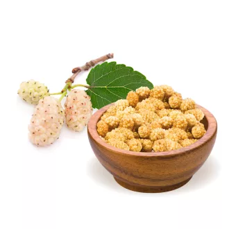 BioMenü Bio Maulbeeren weiß 250 g Produktbild