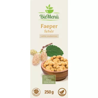 BioMenü Bio Maulbeeren weiß 250 g Produktbild