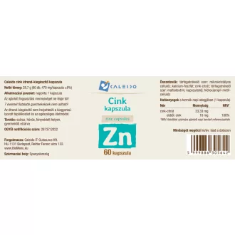Caleido ZINK Kapseln 60 Stk Produktbild