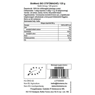 BioMenü Bio Wegerich-Kernschale 125 g Produktbild
