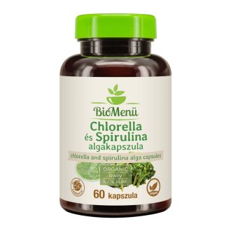 BioMenü Bio Chlorella- und Spirulina-Algen-Kapseln 60 Stk Produktbild