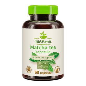BioMenü Bio Matcha-Tee Kapseln 60 Stk Produktbild