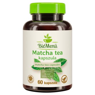 BioMenü Bio Matcha-Tee Kapseln 60 Stk Produktbild