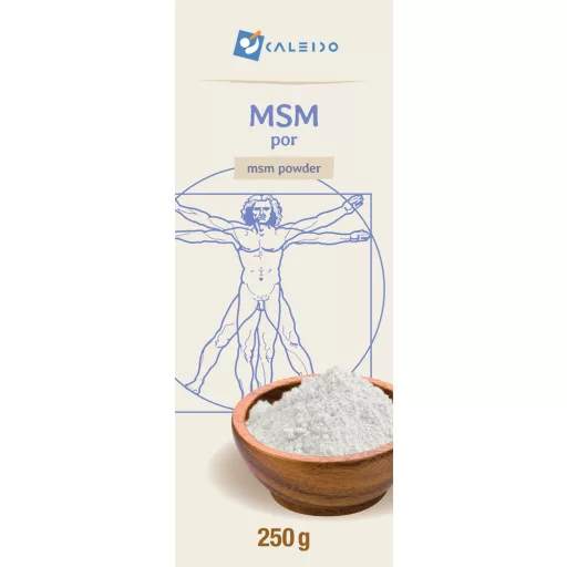 Caleido MSM Pulver 250 g Etikett