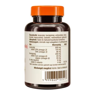 Caleido Lachsöl + Borretschöl Omega 3-6-9 Gelkapseln 60 Stk Produktbild