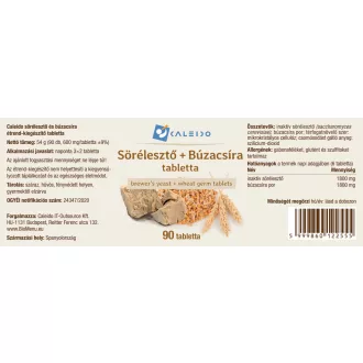 Caleido Backhefe + Weizenkeime Tabletten 90 Stk Produktbild