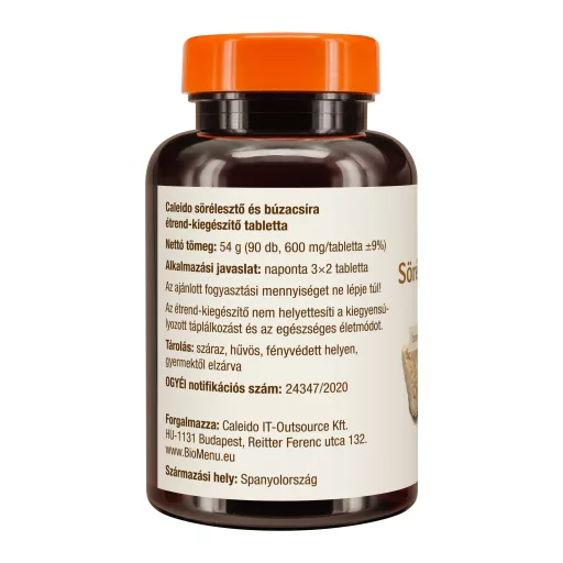 Caleido Backhefe + Weizenkeime Tabletten 90 Stk