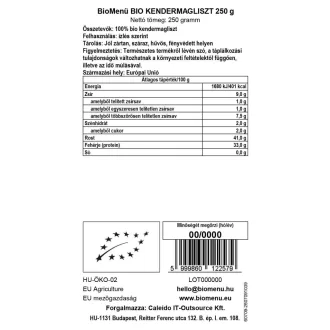 BioMenü Bio Hanfsamenmehl 250 g Produktbild
