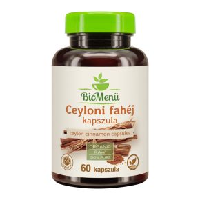 BioMenü Bio Ceylon-Zimt-Kapseln 60 Stk