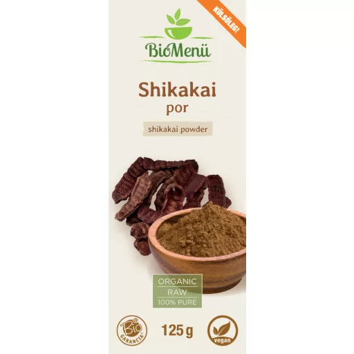 BioMenü Bio Shikakai-Pulver 125 g Etikett