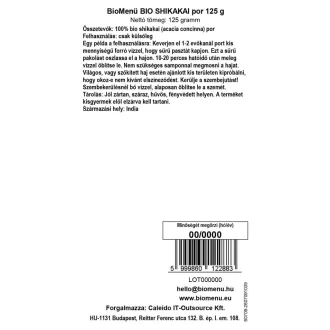 BioMenü Bio Shikakai-Pulver 125 g Produktbild