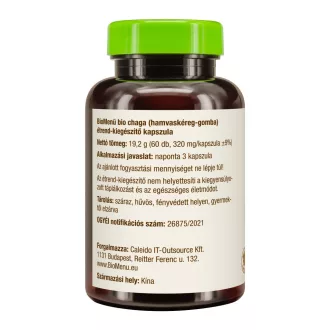 BioMenü Bio Chaga-Pilzkapseln 60 Stk Produktbild