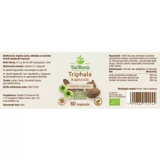 BioMenü Bio Triphala Kapseln 60 Stk Produktbild