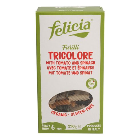 Felicia Bio Reis Fusilli Tricolore glutenfreie Pasta 250 g