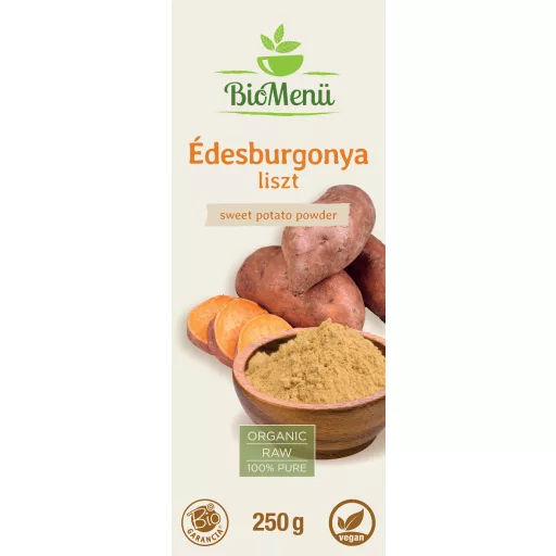 BioMenü Bio-Süßkartoffelmehl 250 g Etikett