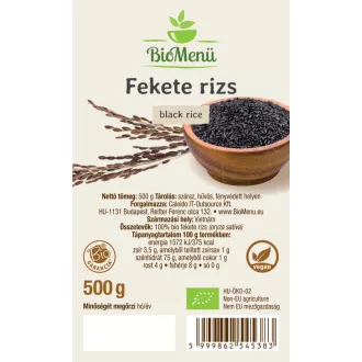 BioMenü Bio-Schwarzreis 500 g Produktbild