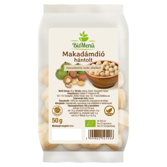 BioMenü Bio-Macadamianüsse geschält 50 g Produktbild