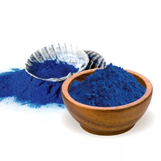 BioMenü Bio Blau Spirulina Algen Pulver 60 g Produktbild