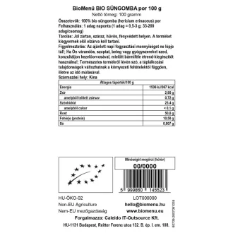 BioMenü Bio Löwenmähnenpilz Pulver 100 g Produktbild