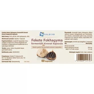 Caleido Schwarzer Knoblauch fermentiert Extrakt Kapseln 60 Stk Produktbild