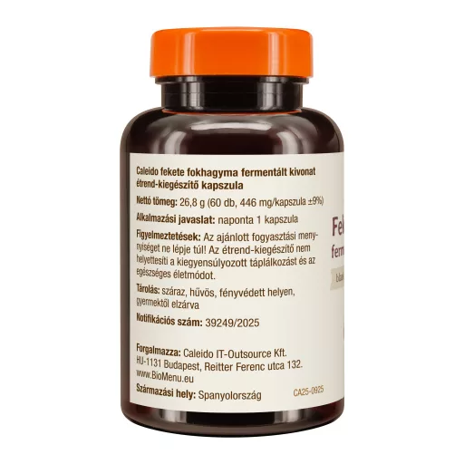 Caleido Schwarzer Knoblauch fermentiert Extrakt Kapseln 60 Stk