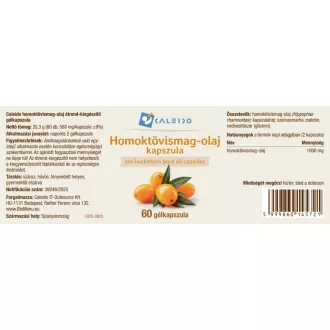 Caleido Sanddornsamenöl-Kapseln 60 Stk Produktbild
