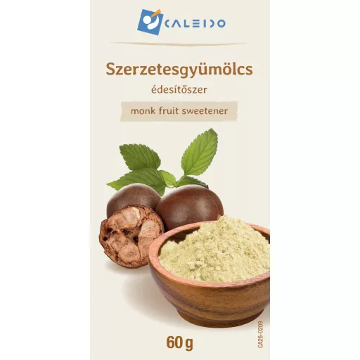 Caleido Mönchsfrucht-Süßstoff 60 g Etikett