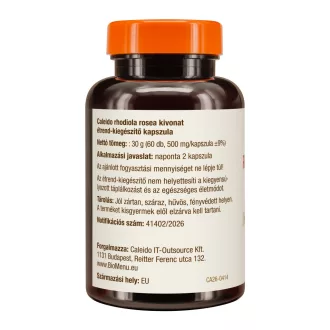 Caleido Rhodiola Rosea Extrakt Kapseln 60 Stk Produktbild