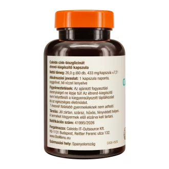 Caleido Zinkbisglycinat Kapseln 60 Stk Produktbild