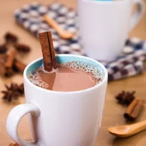 Würzige heiße Schokolade mit Ashwagandha