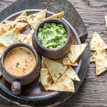 Hausgemachte Protein-Tortilla-Chips