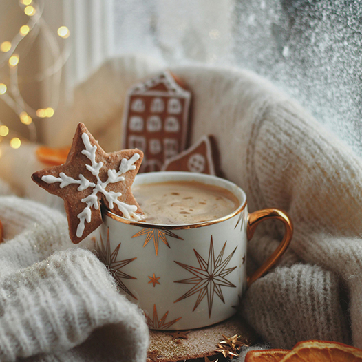 Weihnachtlicher Lebkuchen-Kakao
